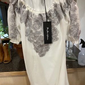 For love and lemons mini white lace dress